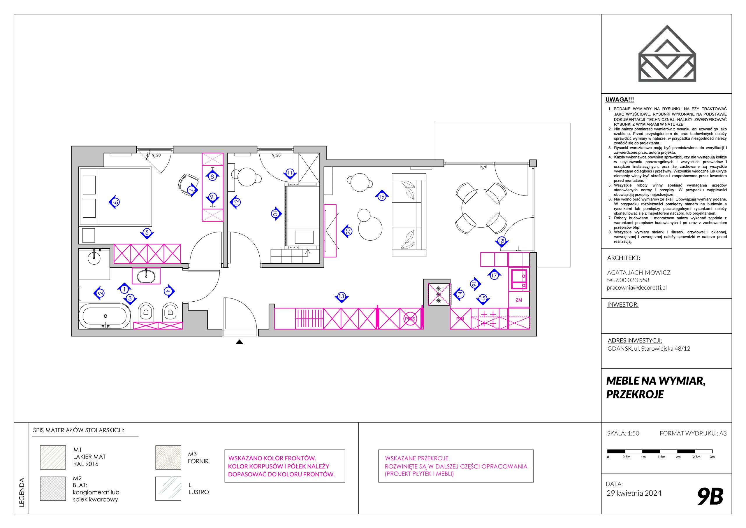 Gdańsk, Starowiejska_mieszkanie 72 m2